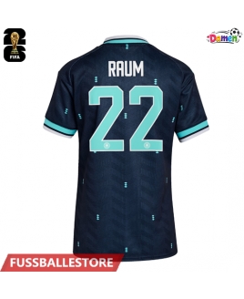 Günstige Deutschland David Raum #22 Auswärtstrikot Damen WM 2026 Kurzarm
